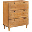Sideboard Lysebrun 60 x 33 x 75 cm Massivt mangotræ