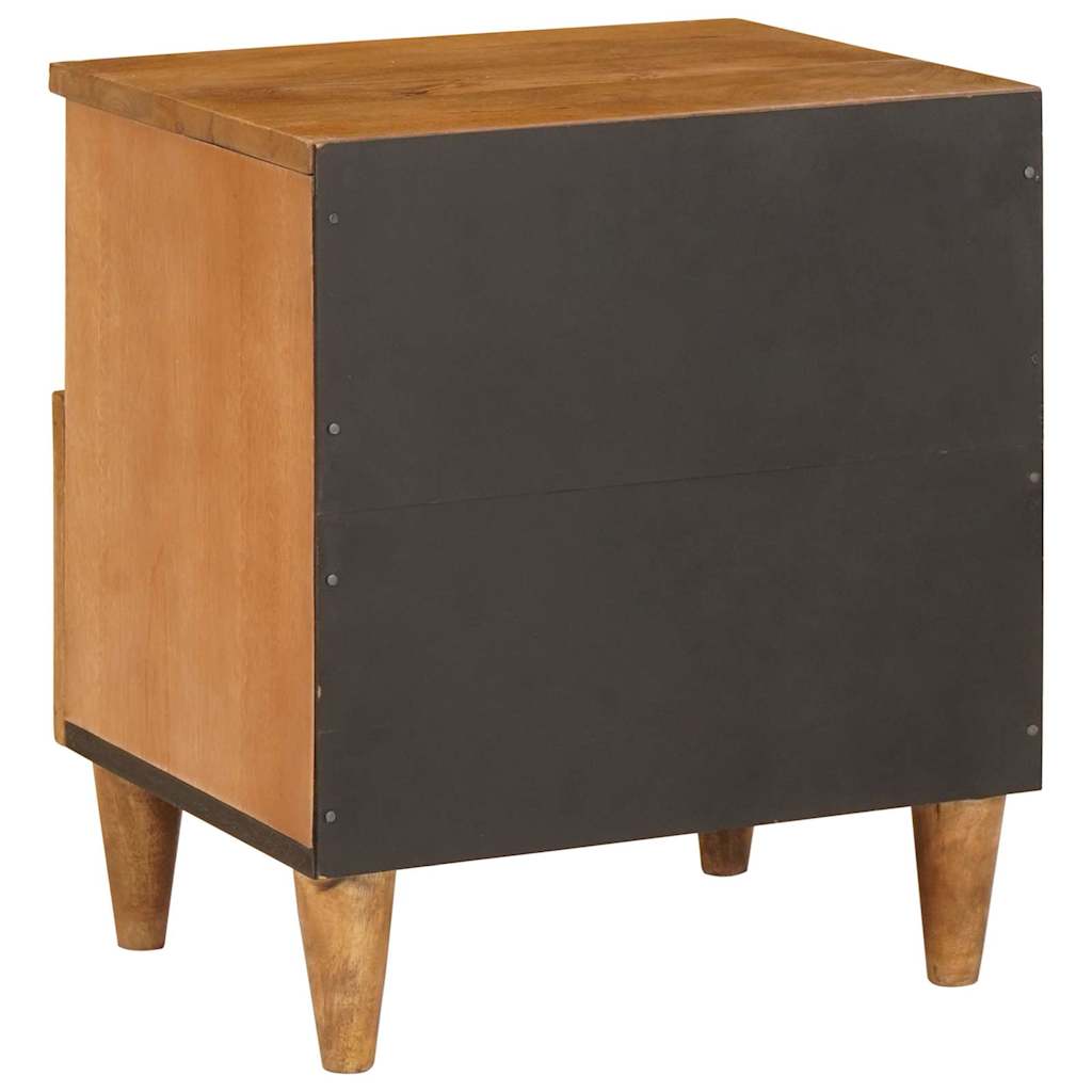 Natskab 2 pcs Lys Brun 40 x 33 x 46 cm Konstrueret træ