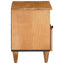 Natskab 2 pcs Lys Brun 40 x 33 x 46 cm Konstrueret træ