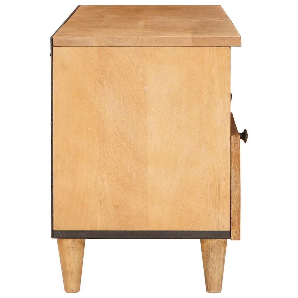 TV-skab med skuffe med hylde 100 x 33 x 46 cm Massivt mangotræ