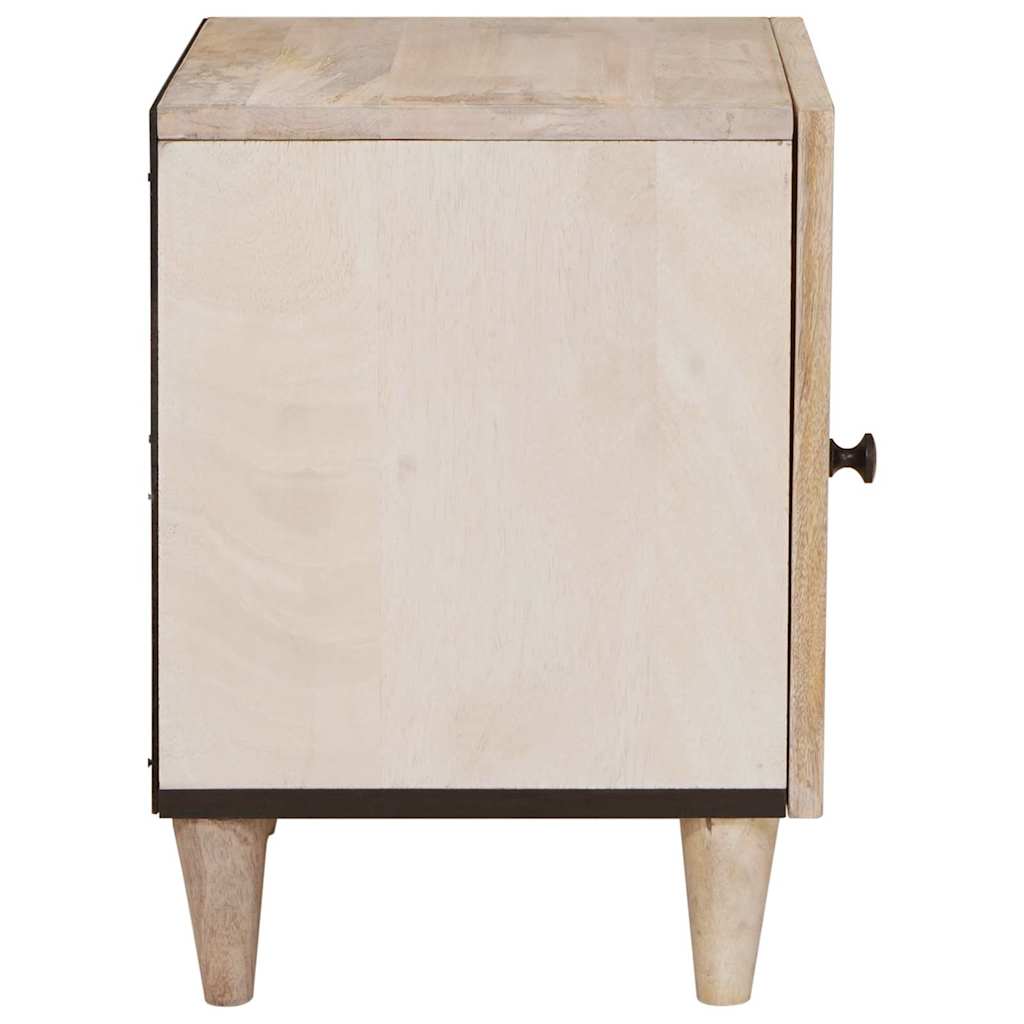 Natskab 2 stk. Hvid 80 x 50 x 40 cm Konstrueret træ