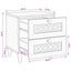 Natskab Hvid 40 x 33 x 46 cm Konstrueret træ
