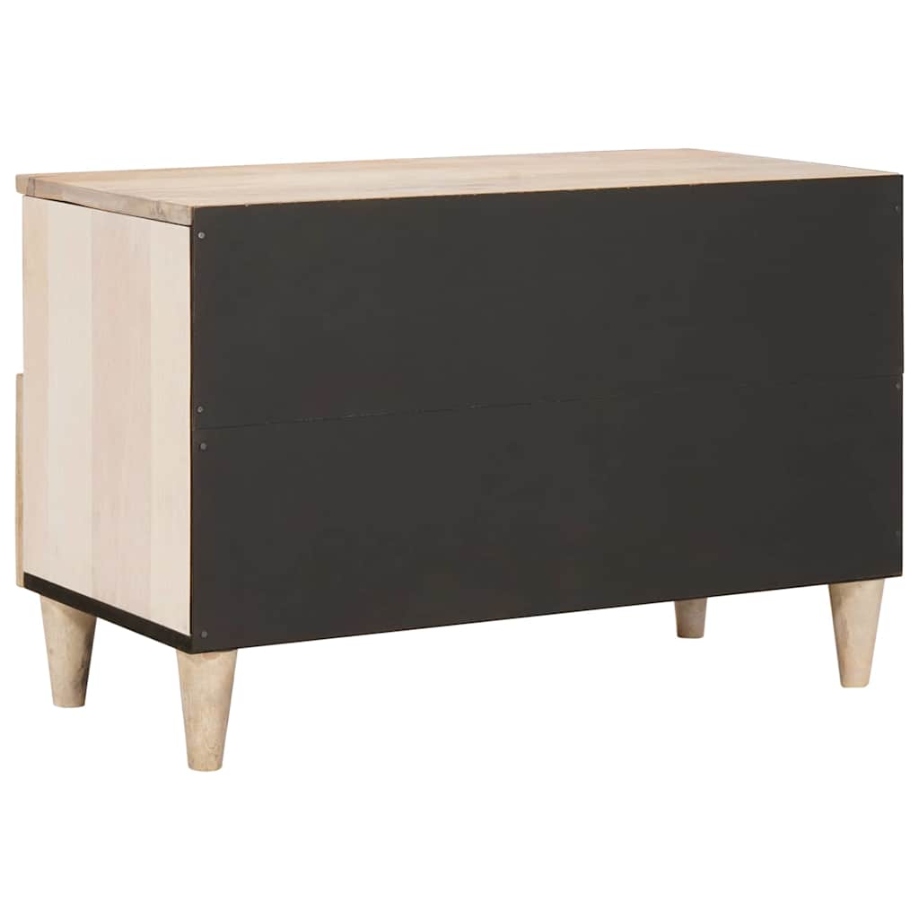 TV Enheder med skuffe Hvid 70 x 33 x 46 cm Konstrueret træ