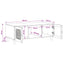 Sofabord Bleg Hvid 100 x 54 x 40 cm Massivt mangotræ