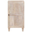 Sideboard Bleg Hvid 40 x 33 x 75 cm Massivt mangotræ