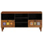 TV-skab med skuffe Valnød 100 x 33 x 46 cm Massivt mangotræ
