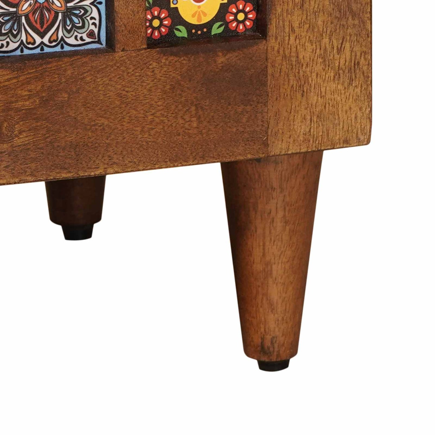 Sideboard med dør Valnød 60 x 33 x 75 cm Massivt mangotræ