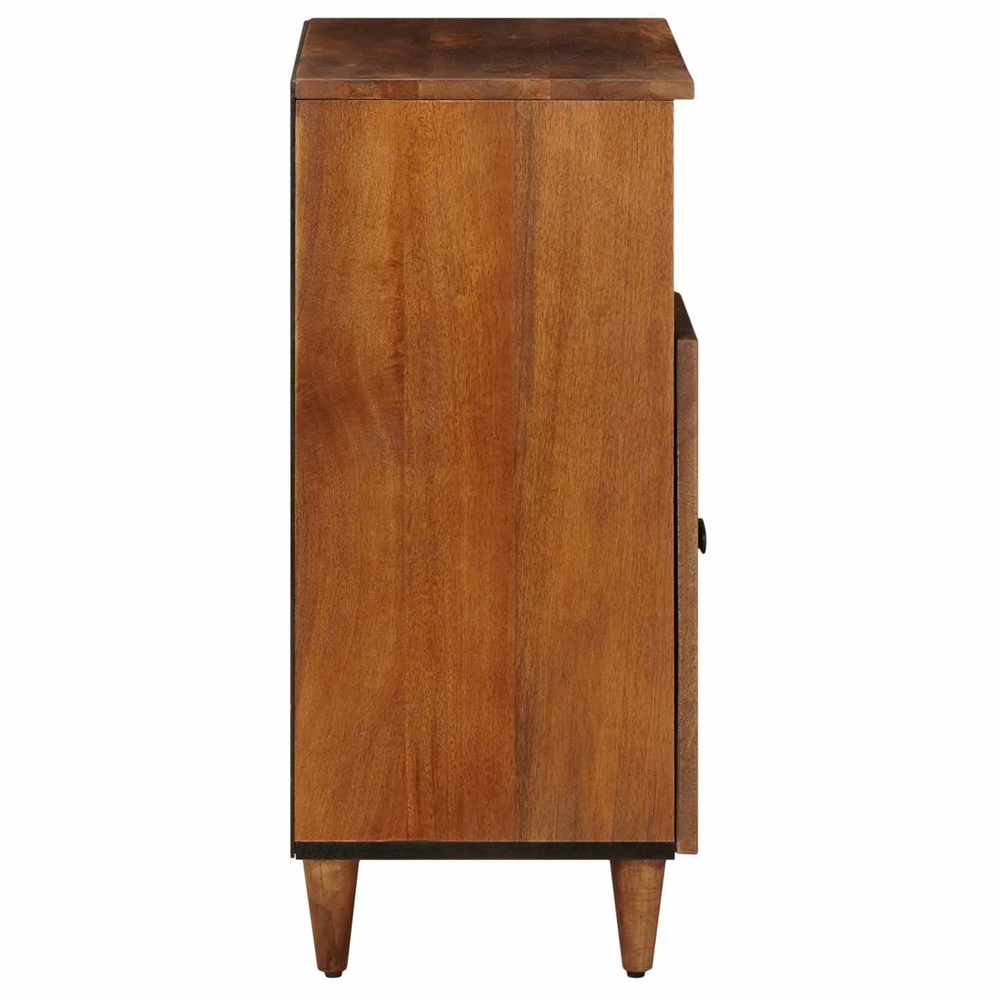 Sideboard med dør Valnød 60 x 33 x 75 cm Massivt mangotræ