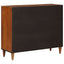 Sideboard med hylde Valnød 90 x 33,5 x 75 cm Massivt mangotræ