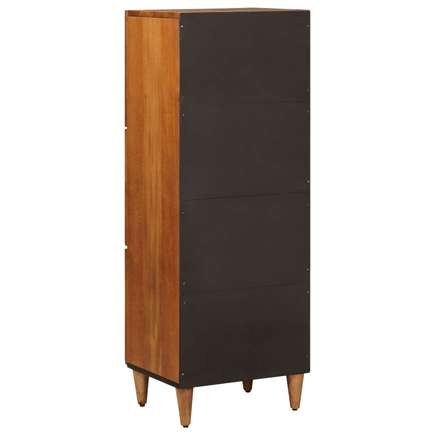 Highboard med dør Valnød 40 x 33 x 110 cm Massivt mangotræ