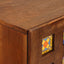 Highboard med skuffe Valnød 60 x 33,5 x 100 cm Massivt mangotræ