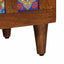 Highboard med skuffe Valnød 60 x 33,5 x 100 cm Massivt mangotræ