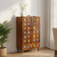 Highboard med skuffe Valnød 60 x 33,5 x 100 cm Massivt mangotræ