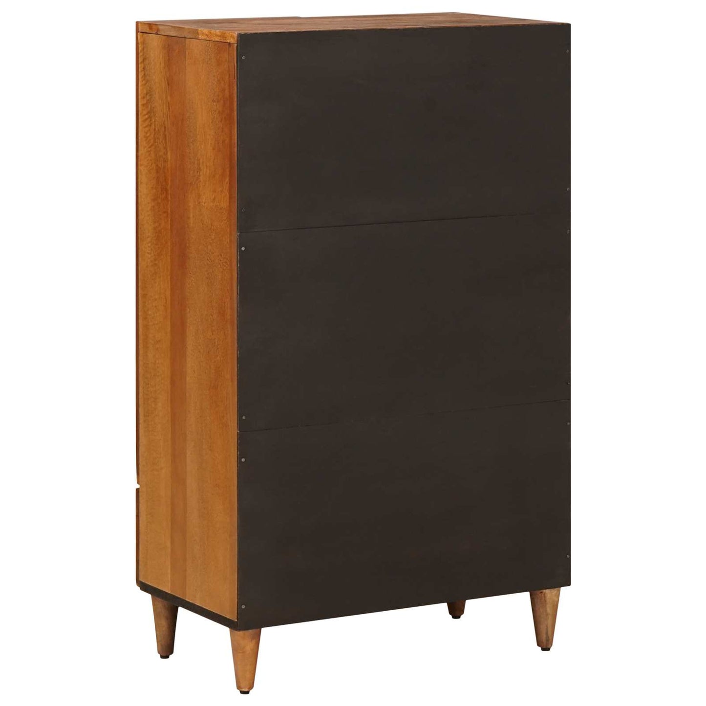 Highboard med skuffe Valnød 60 x 33,5 x 100 cm Massivt mangotræ