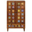 Highboard med skuffe Valnød 60 x 33,5 x 100 cm Massivt mangotræ