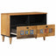TV-skab med skuffe Naturfarvet 70 x 33 x 46 cm Massivt mangotræ