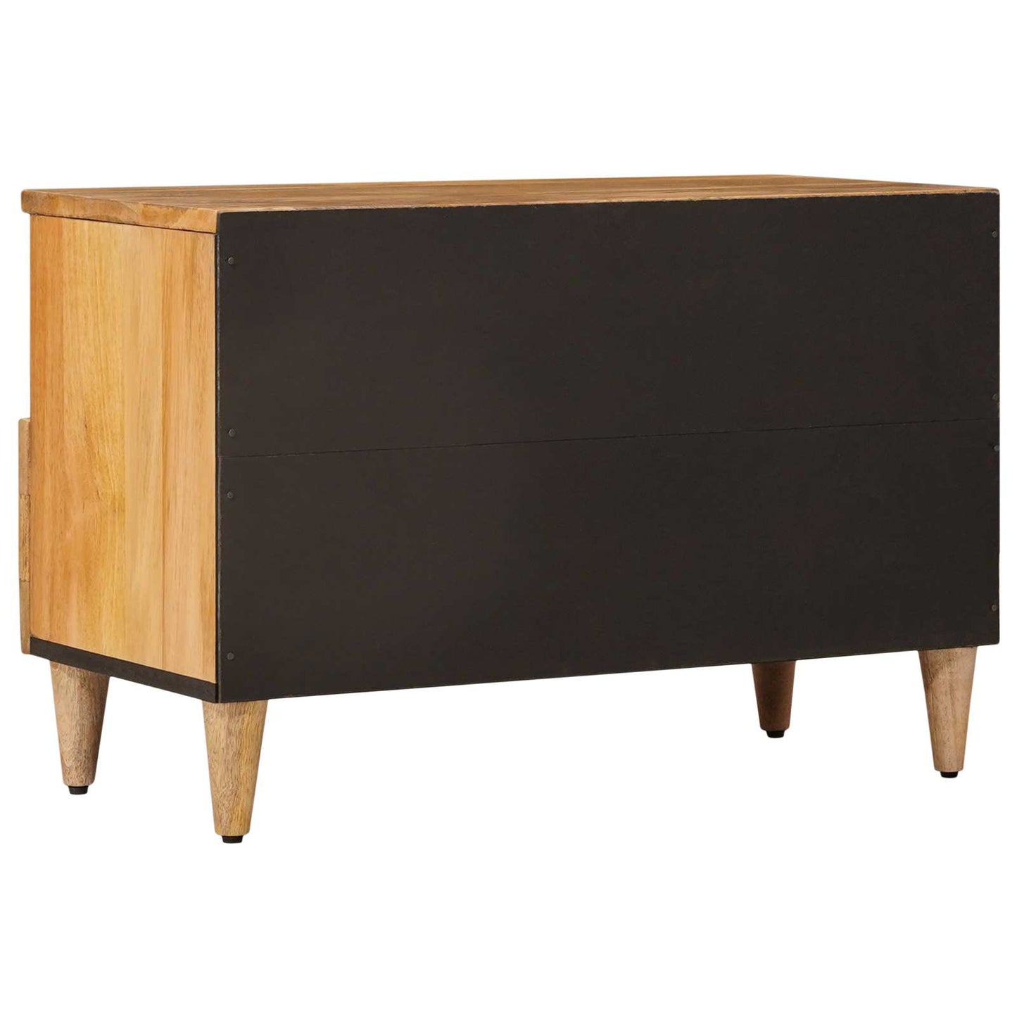 TV-skab med skuffe Naturfarvet 70 x 33 x 46 cm Massivt mangotræ
