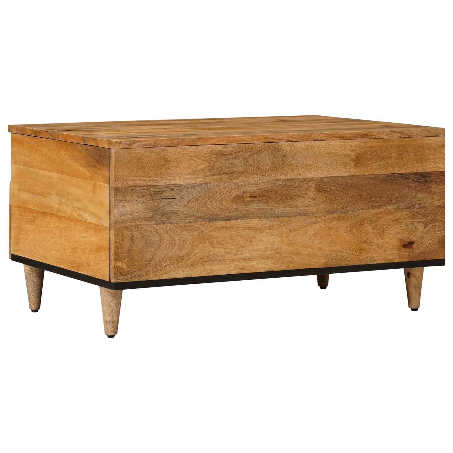 Sofabord Naturfarvet 80 x 54 x 40 cm Massivt mangotræ
