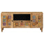 TV-skab med dør Naturfarvet 105 x 33,5 x 46 cm Massivt mangotræ