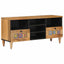 TV-skab med hylde Naturfarvet 100 x 33 x 46 cm Massivt mangotræ