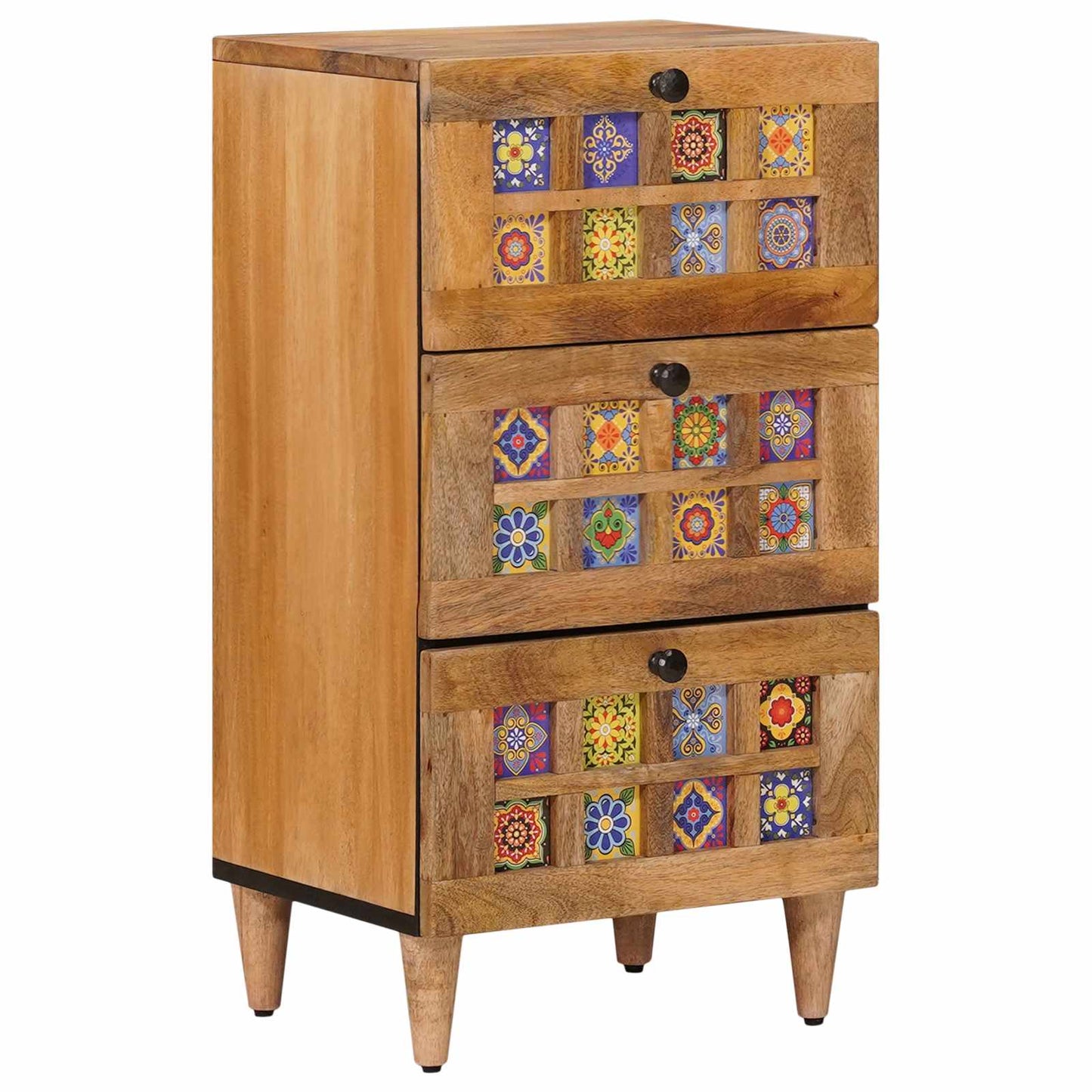 Sideboard Naturfarvet 40 x 33 x 75 cm Massivt mangotræ