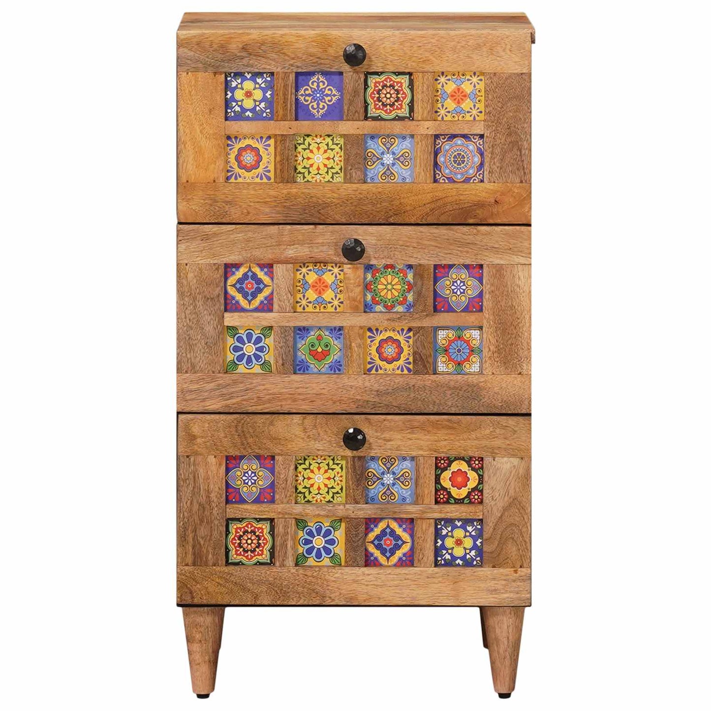 Sideboard Naturfarvet 40 x 33 x 75 cm Massivt mangotræ