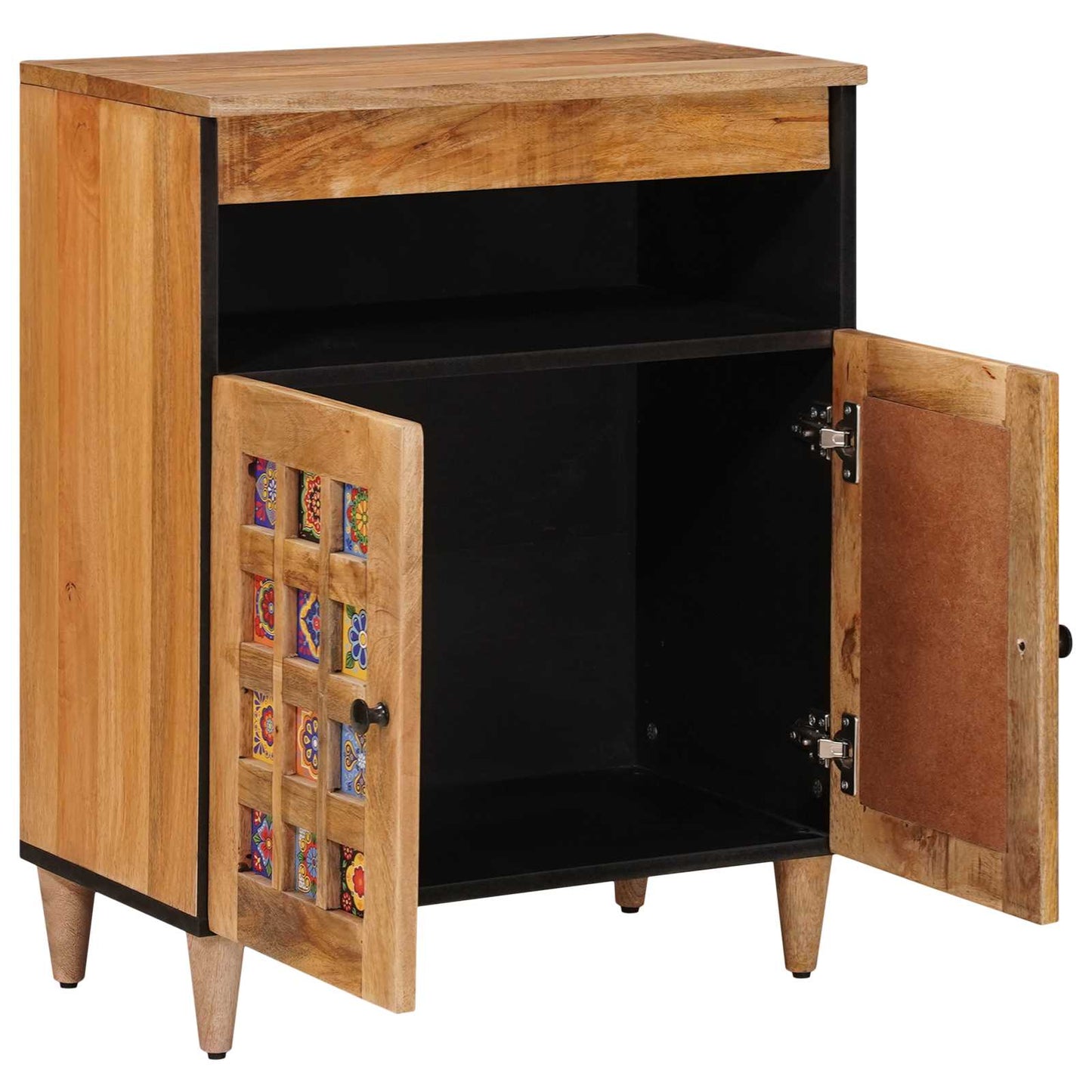 Sideboard Naturfarvet 60 x 33,5 x 75 cm Massivt mangotræ