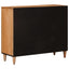 Sideboard med dør Naturfarvet 90 x 33 x 75 cm Massivt mangotræ