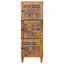 Highboard med dør Naturfarvet 40 x 33 x 110 cm Massivt mangotræ