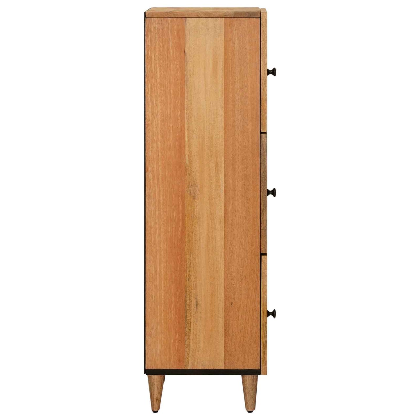 Highboard med dør Naturfarvet 40 x 33 x 110 cm Massivt mangotræ