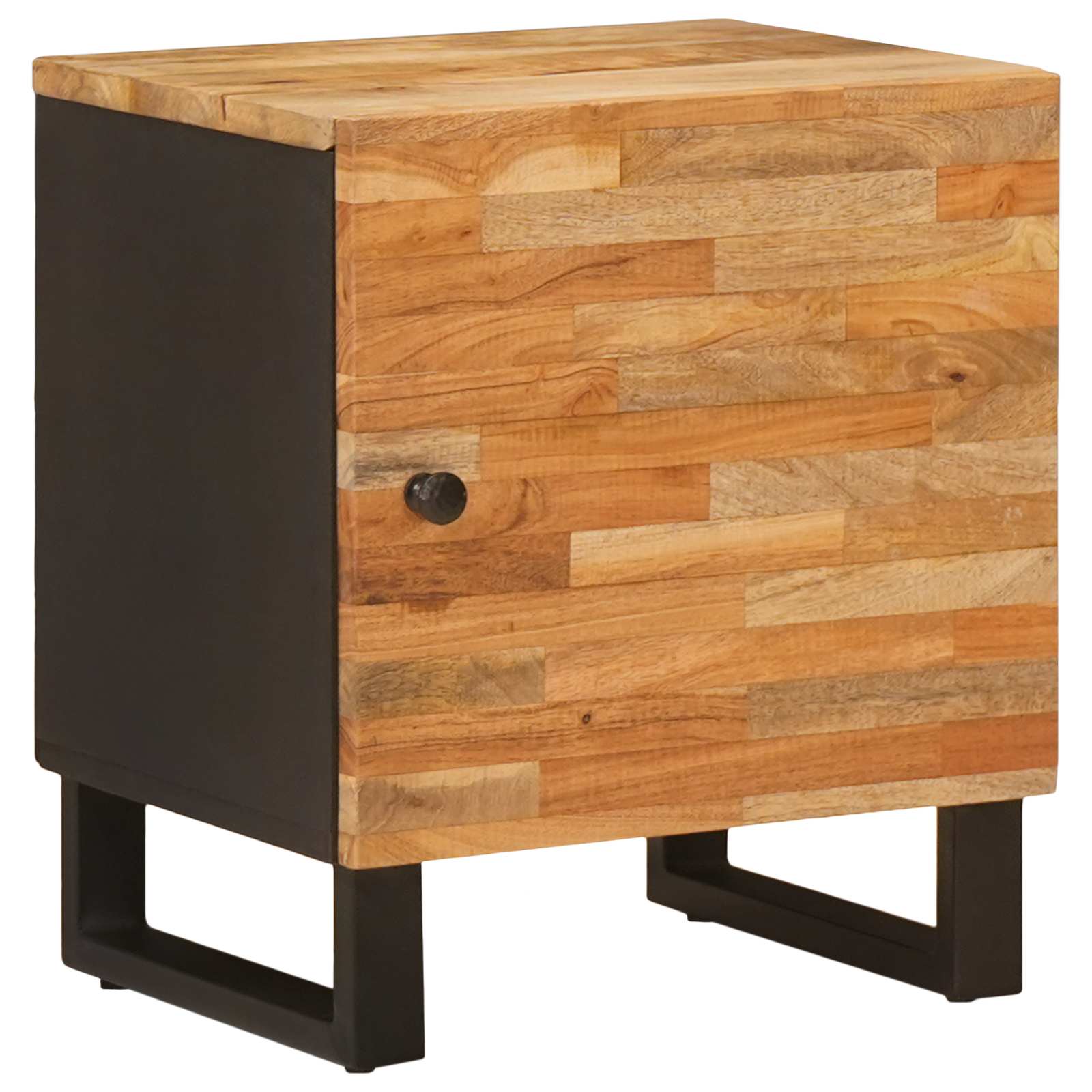 Natskab Brun 40 x 33 x 46 cm Massivt mangotræ billede