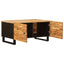 Sofabord Brun 80 x 50 x 40 cm Massivt mangotræ