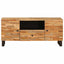 TV-skab med hylde Brun 105 x 33 x 46 cm Massivt mangotræ
