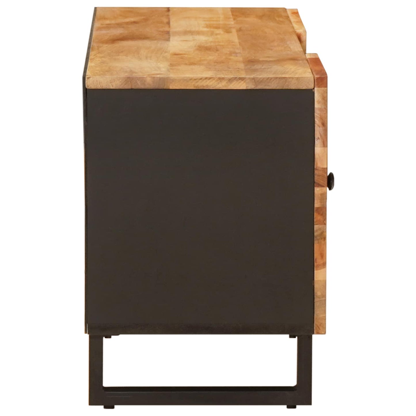 TV-skab med hylde Brun 105 x 33 x 46 cm Massivt mangotræ