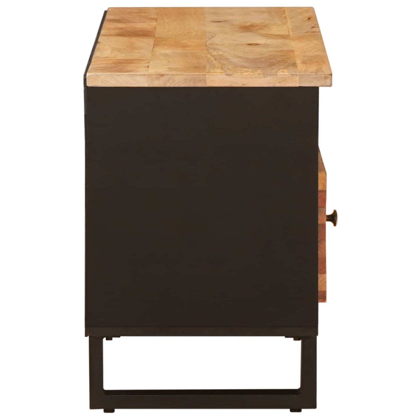 TV-skab med skuffe Brun 100 x 33 x 46 cm Massivt mangotræ