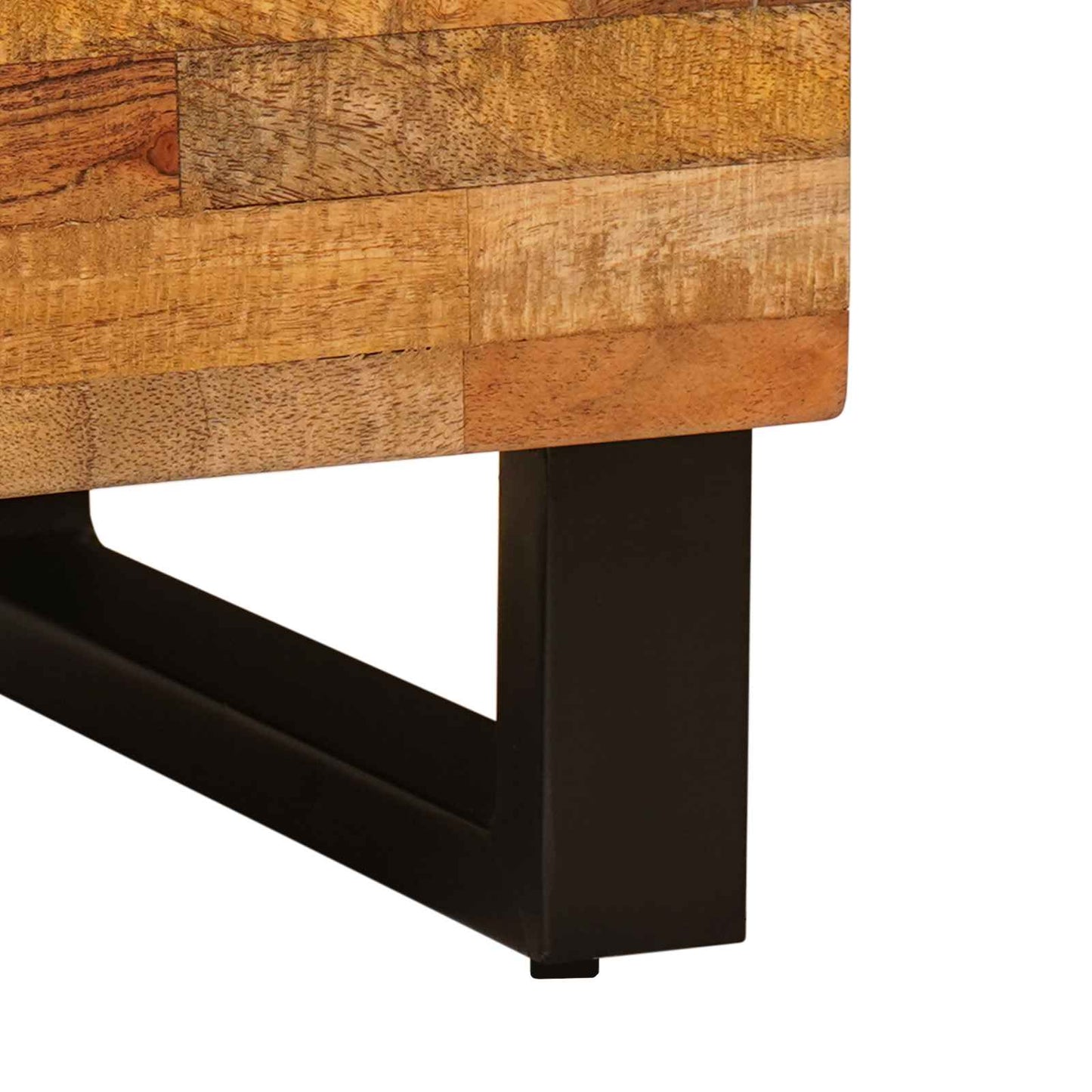 TV-skab med skuffe Brun 80 x 33 x 46 cm Massivt mangotræ