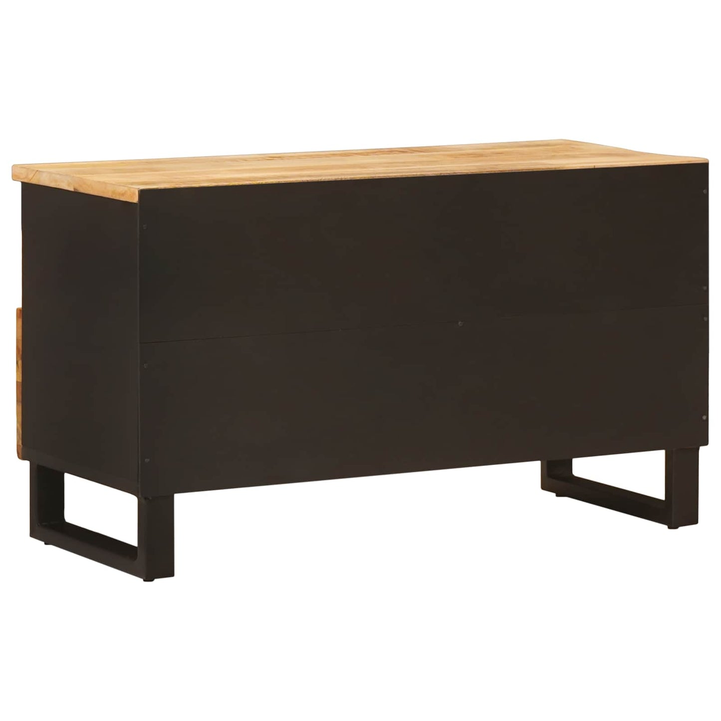 TV-skab med skuffe Brun 80 x 33 x 46 cm Massivt mangotræ