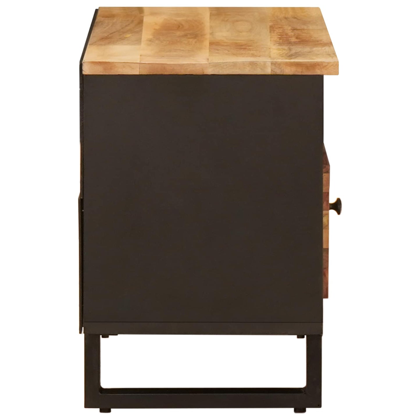 TV-skab med skuffe Brun 80 x 33 x 46 cm Massivt mangotræ