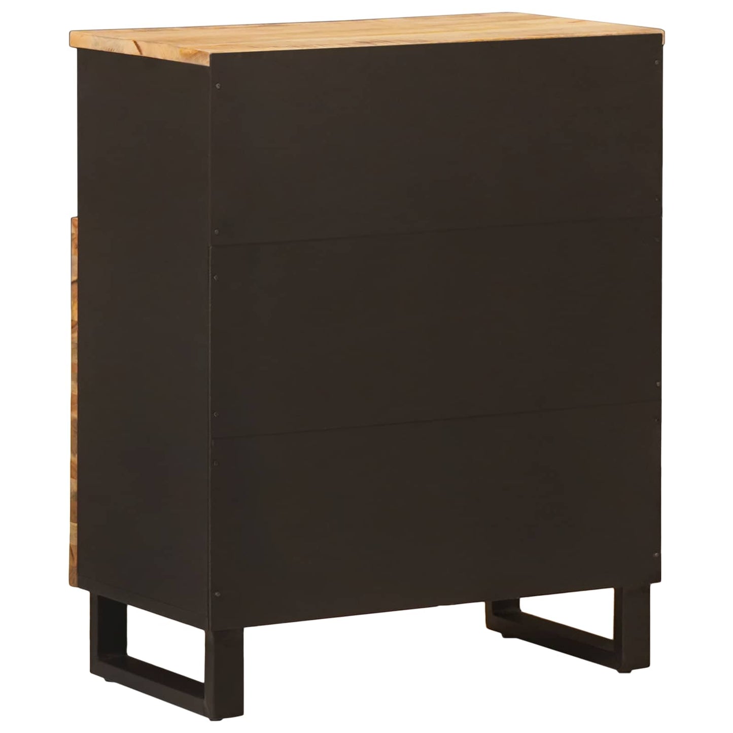 Sideskab med opbevaring Brun 60 x 33 x 75 cm Massivt mangotræ