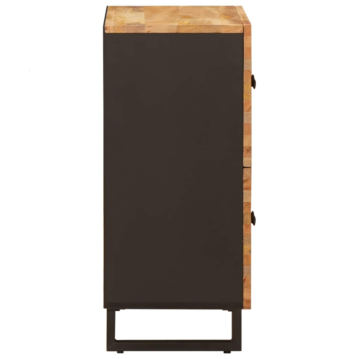 Sideskab med opbevaring Brun 60 x 33 x 75 cm Massivt mangotræ