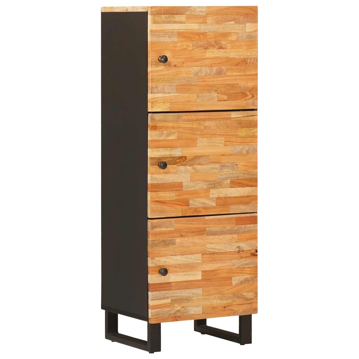 Opbevarings Skab med dør Brun 40 x 33 x 110 cm Massivt mangotræ