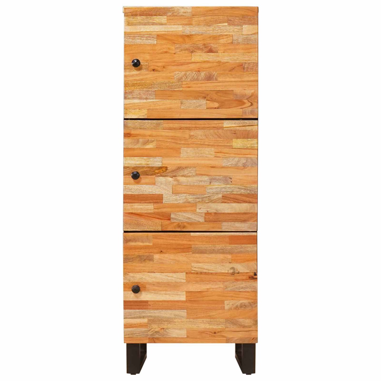 Opbevarings Skab med dør Brun 40 x 33 x 110 cm Massivt mangotræ