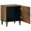 Natskab 2 pcs Brun 40 x 33,5 x 46 cm Massivt mangotræ