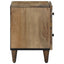 Natskab 2 pcs Brun 40 x 33,5 x 46 cm Massivt mangotræ