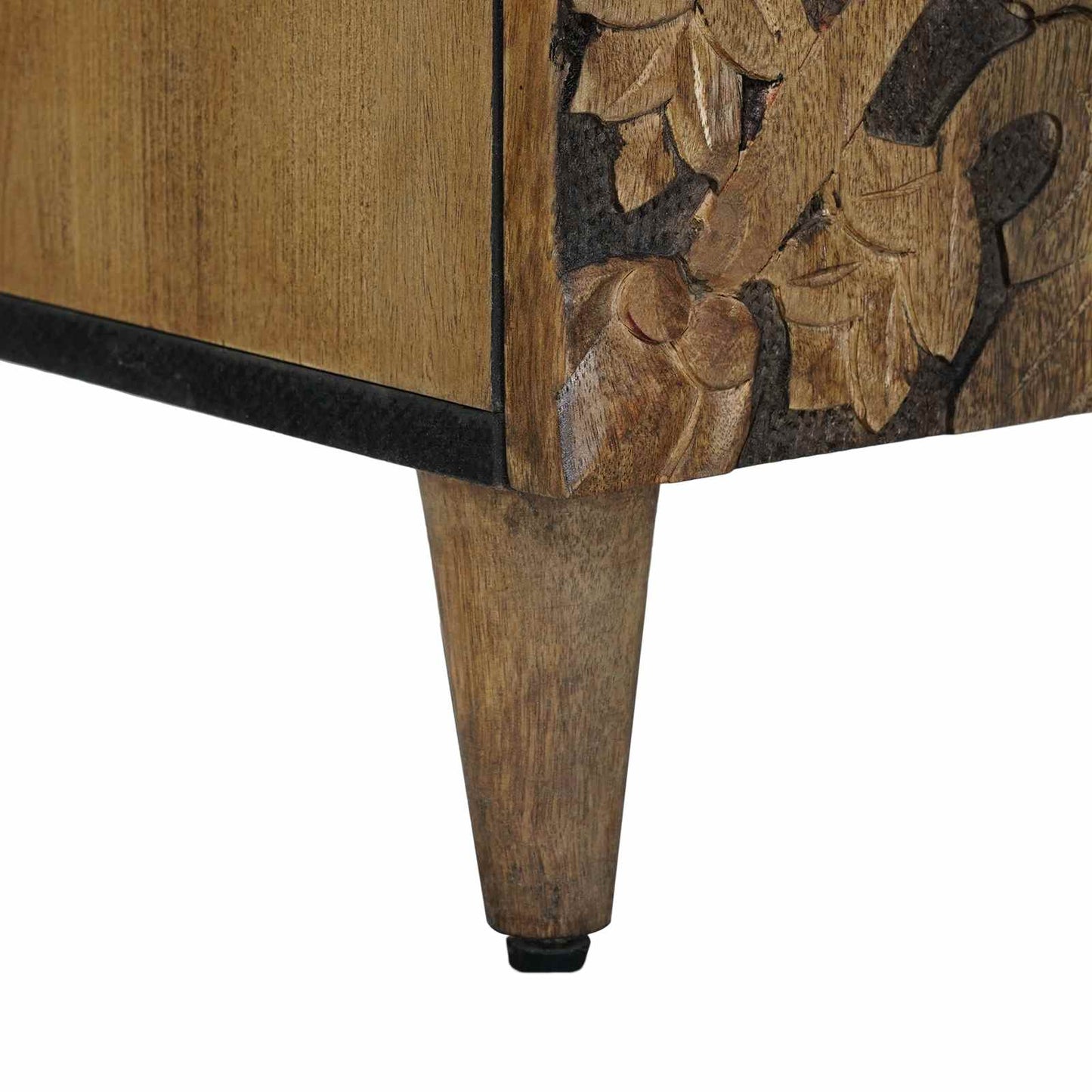 TV-skab med opbevaring Brun 105 x 33,5 x 46 cm Massivt mangotræ