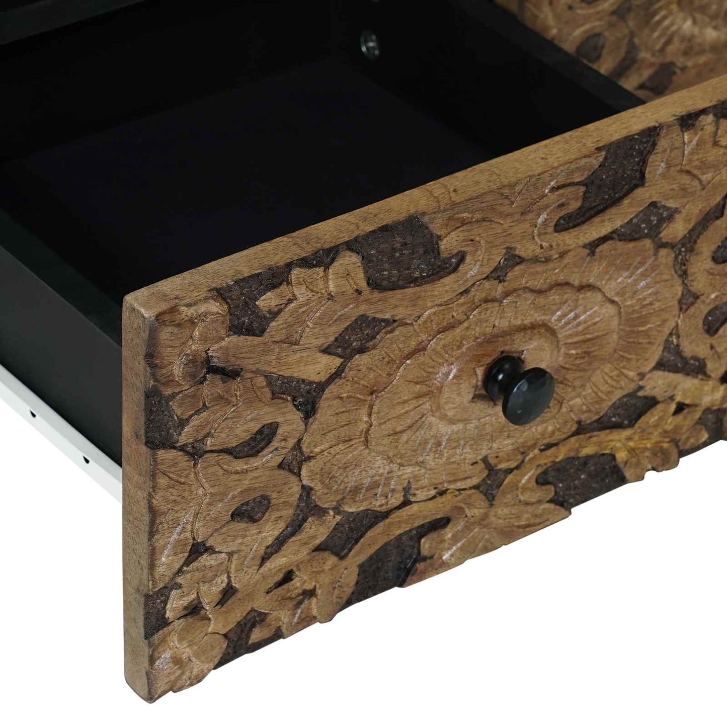 TV-skab med opbevaring Brun 70 x 33,5 x 46 cm Massivt mangotræ