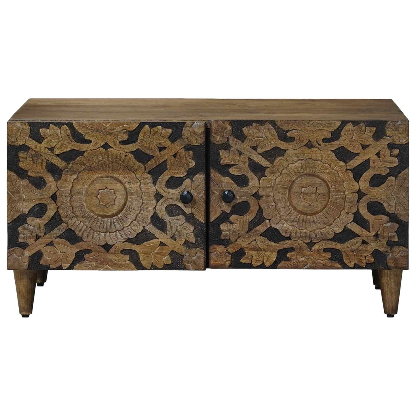 Sofabord Brun 80 x 50 x 40 cm Massivt mangotræ
