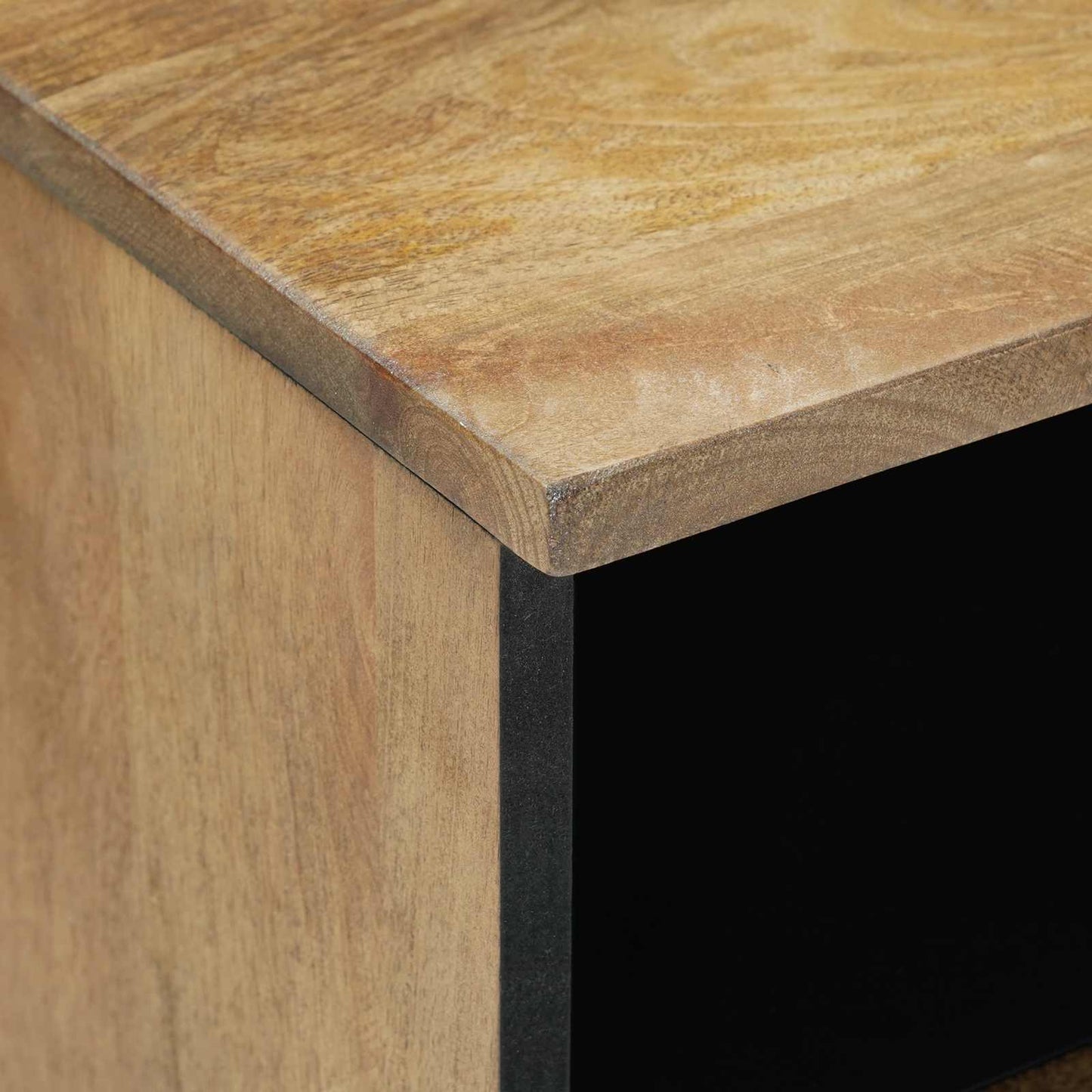 Sengekabinett 2 pcs Brun 40 x 33 x 46 cm Massivt mangotræ