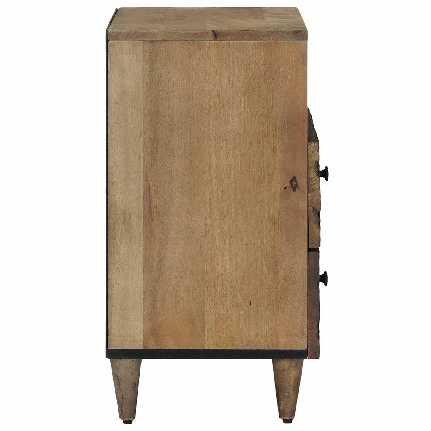 Sengekabinett med skuffe Brun 50 x 33 x 60 cm Massivt mangotræ