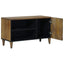 TV-skab med hylde Brun 80 x 31,5 x 46 cm Massivt mangotræ